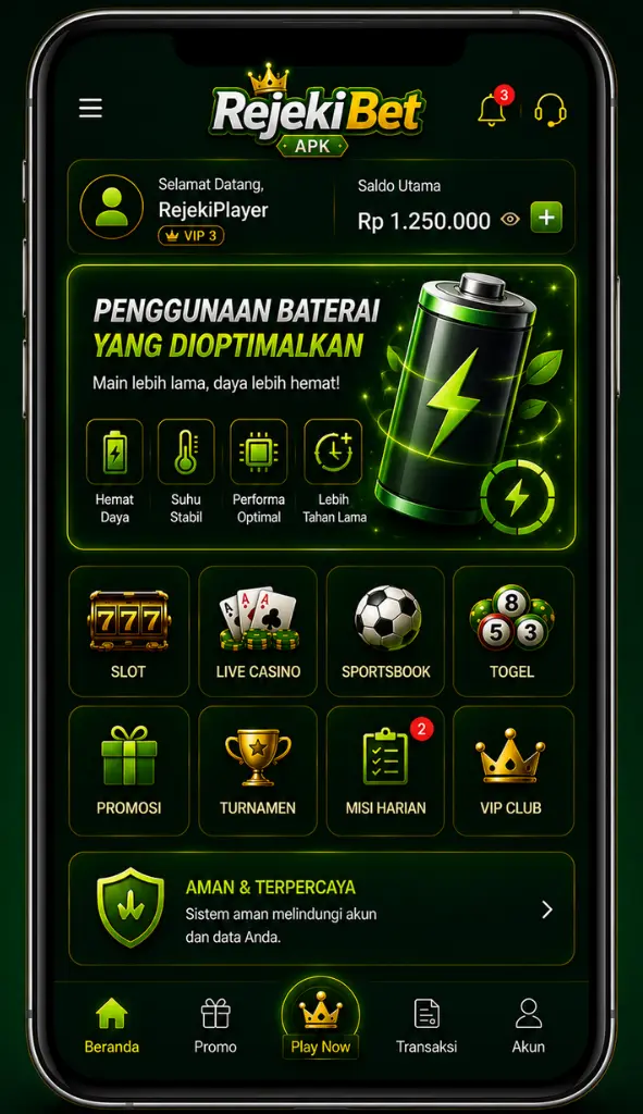 Penggunaan Baterai yang Dioptimalkan